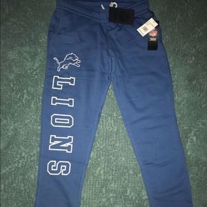 Official NFL DETROIT LIONS jogger sweatpants.